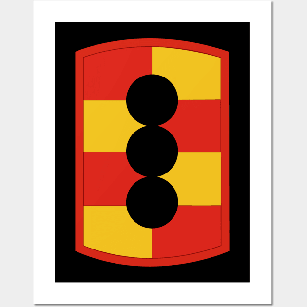 434th Field Artillery Brigade w SSI wo Txt Wall Art by twix123844